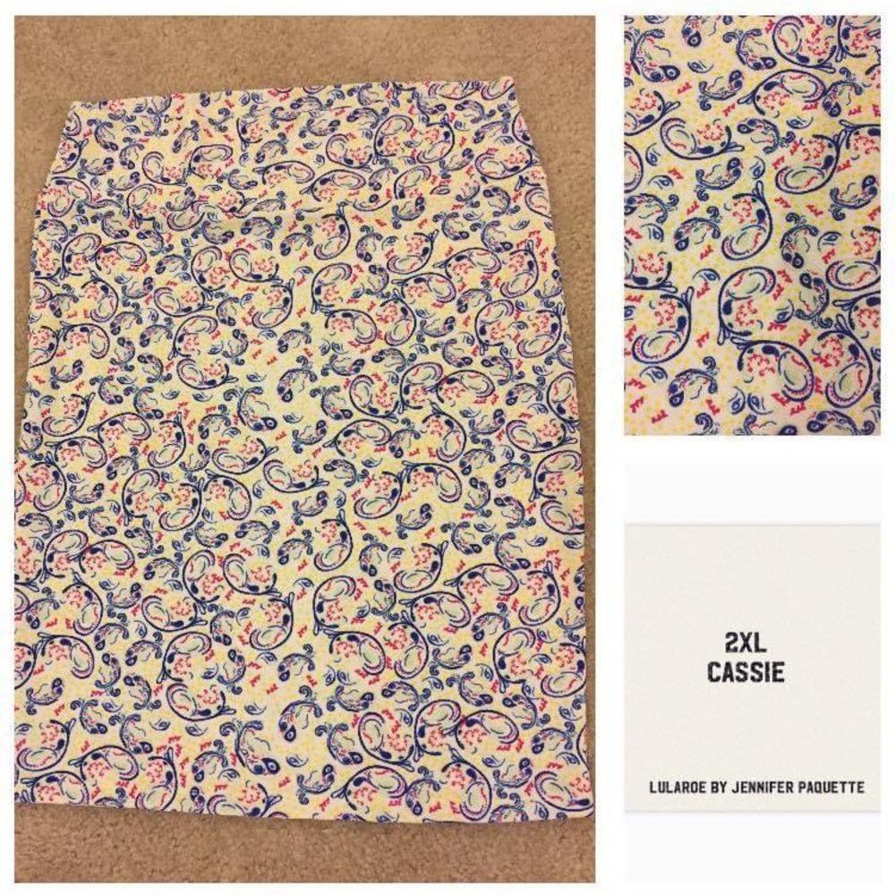 Lularoe Cassie pencil skirt 2xl